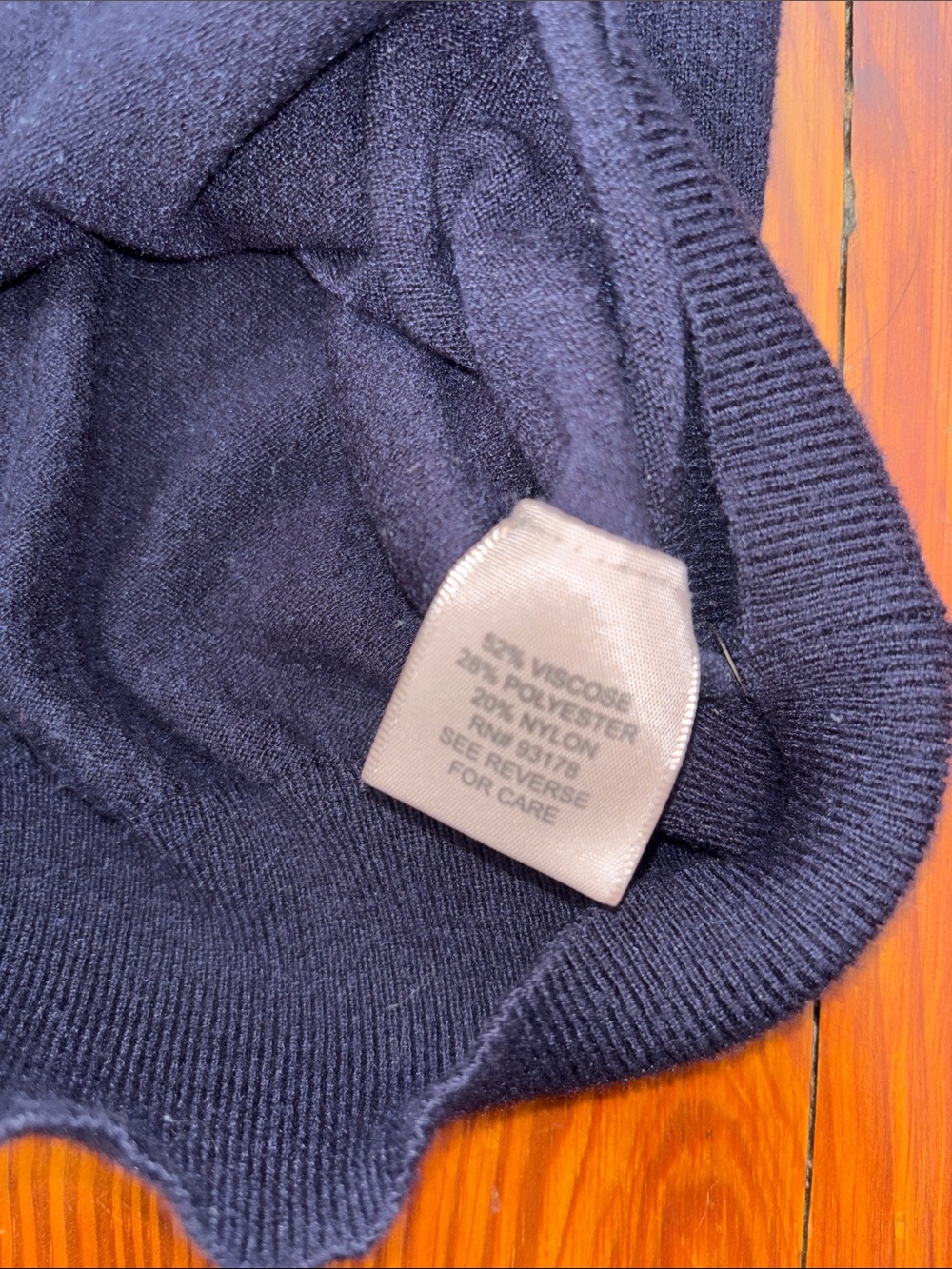 Philosophy Dark Blue Crewneck Pullover Sweater - Picture 7 of 8